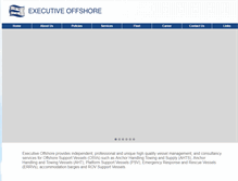 Tablet Screenshot of executiveoffshore.com